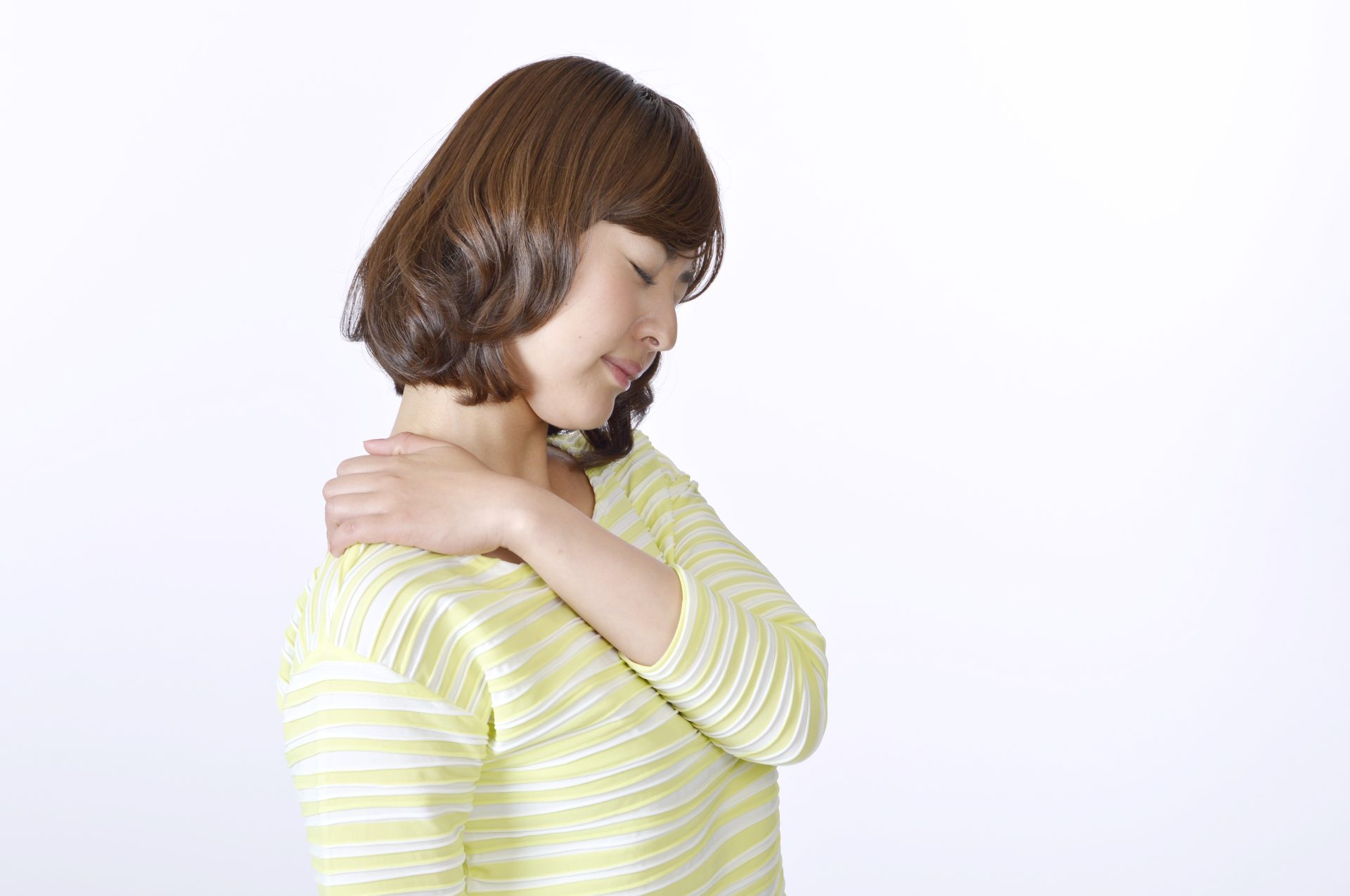 肩痛の画像。主な悩みは運動時痛と夜間時痛